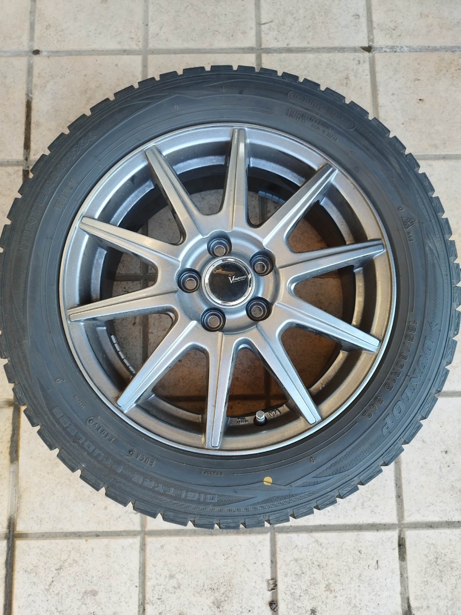 170系 シエンタ スタッドレス 60R15 タイヤ 185 ホイール セット