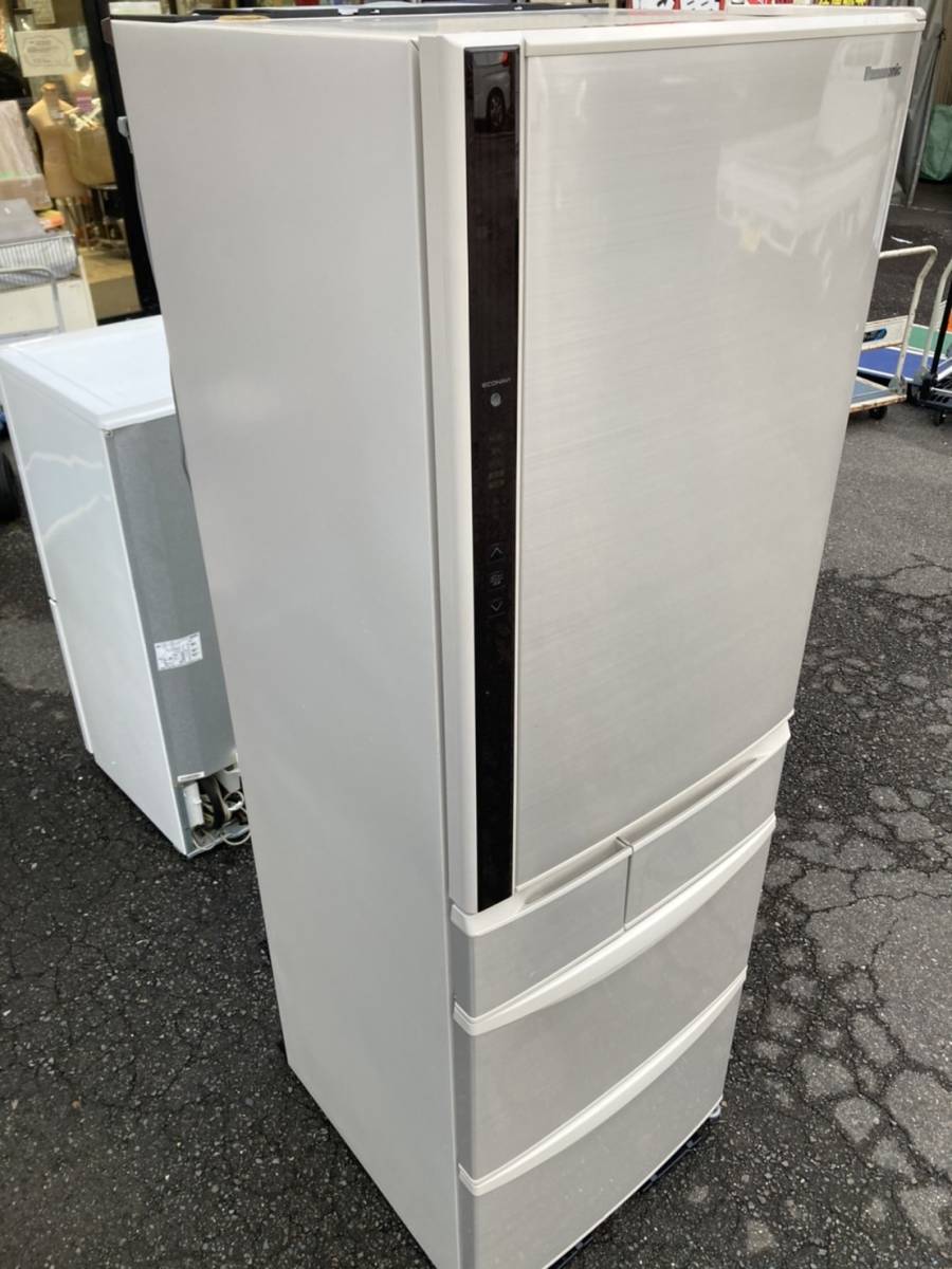 送料無料S69492 Panasonicパナソニック5ドア冷蔵庫 NR-E430V-N 2015年