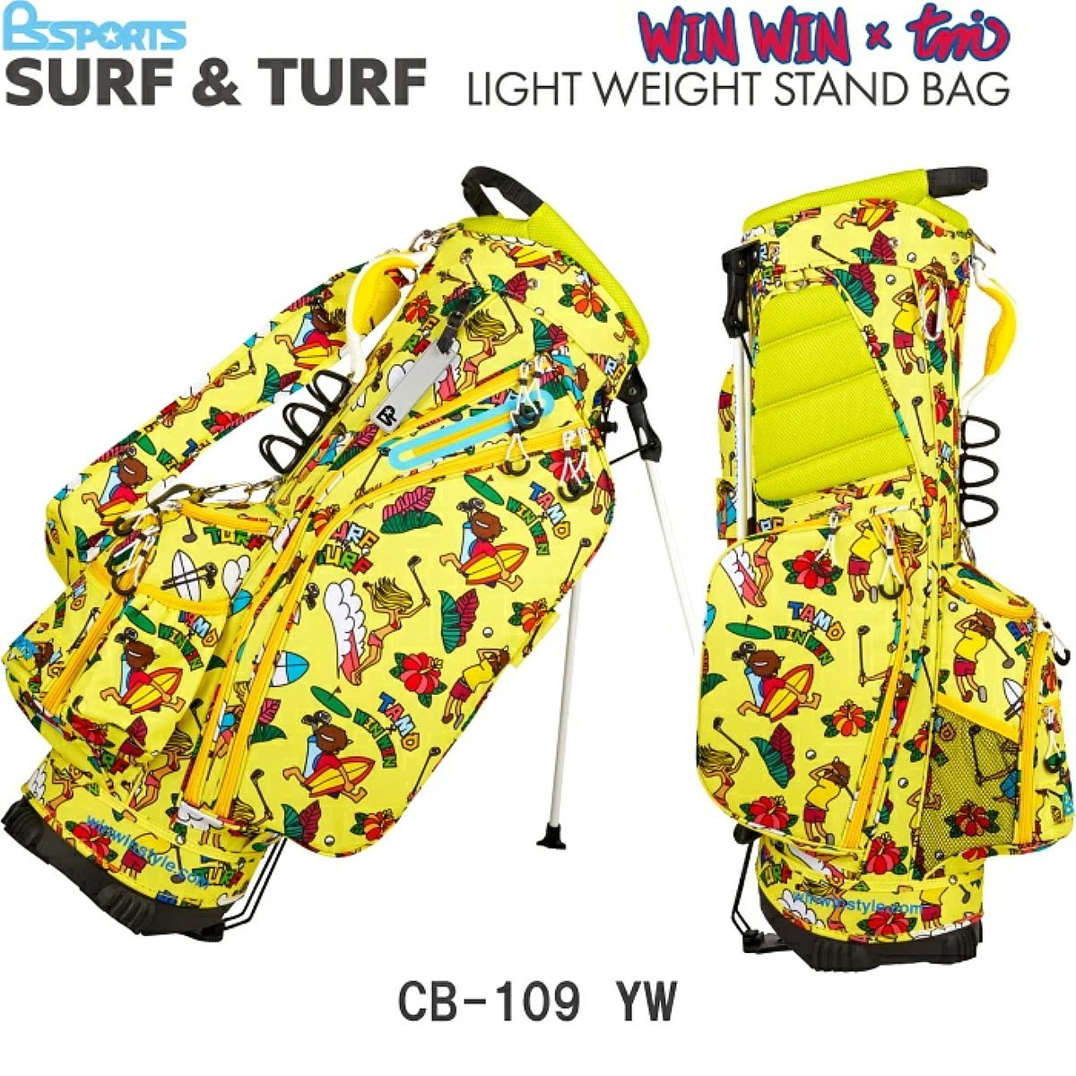 ☆WINWIN STYLE ウィンウィン SURF&TURF CB-109 YW イエロー LIGHT 