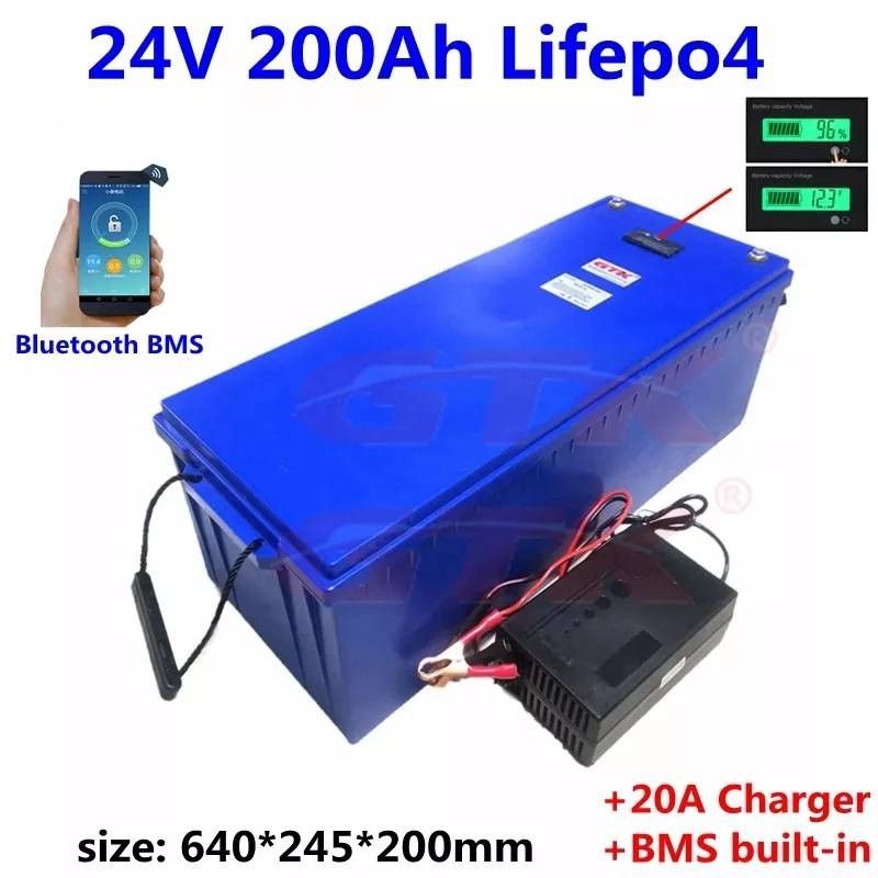 Gtk Lifepo4 リン酸鉄リチウムイオンバッテリー 24V 200Ah 20A充電器付き｜Yahoo!フリマ（旧PayPayフリマ）