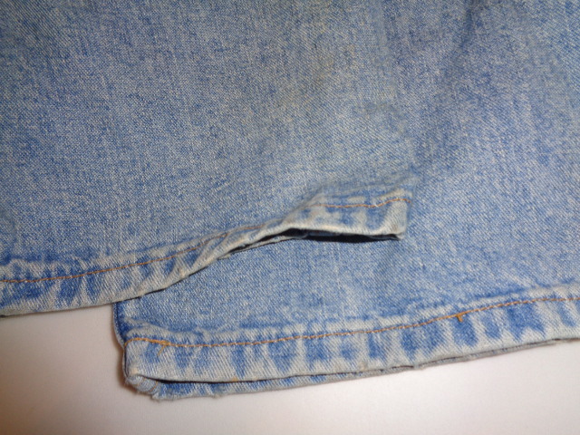 b332*ESPRIT DE CORP Denim overall *S size light blue man and woman use possible overall tapered length JEANS US old clothes 5B