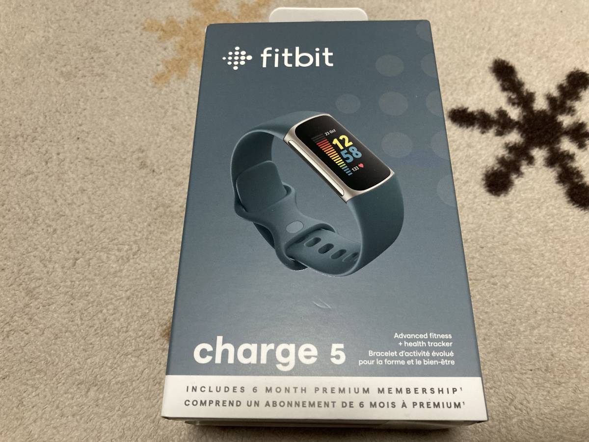 ☆新品未開封Fitbit Charge 5 FB421SRBU-FRCJK スチールブルー