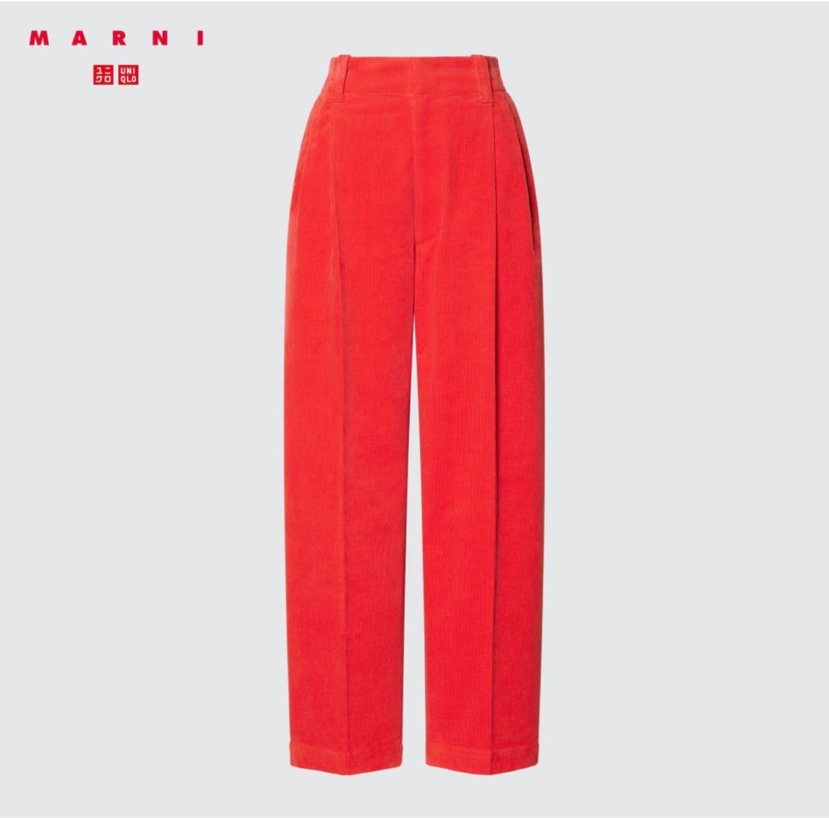 UNIQLO and MARNI コーデュロイワイドフィットタックパンツ UNIQLO and MARNI コーデュロイワイドフィットタックパンツ