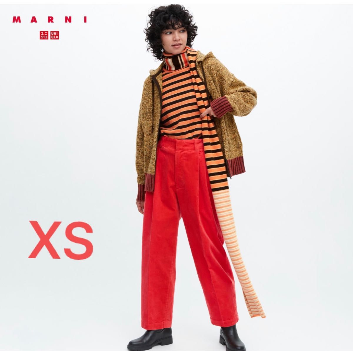 UNIQLO and MARNI コーデュロイワイドフィットタックパンツ UNIQLO and MARNI コーデュロイワイドフィットタックパンツ