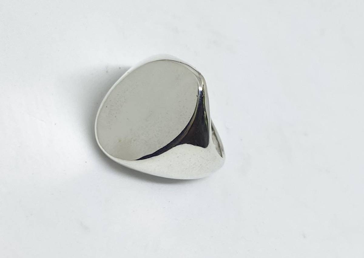 鹿モチーフ シグネット ネイティブ スターリングシルバー925リング
