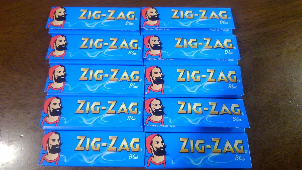 ジグザグ zigzag 手巻き タバコ ペーパー ブルー 50個セット 送料込みの画像1