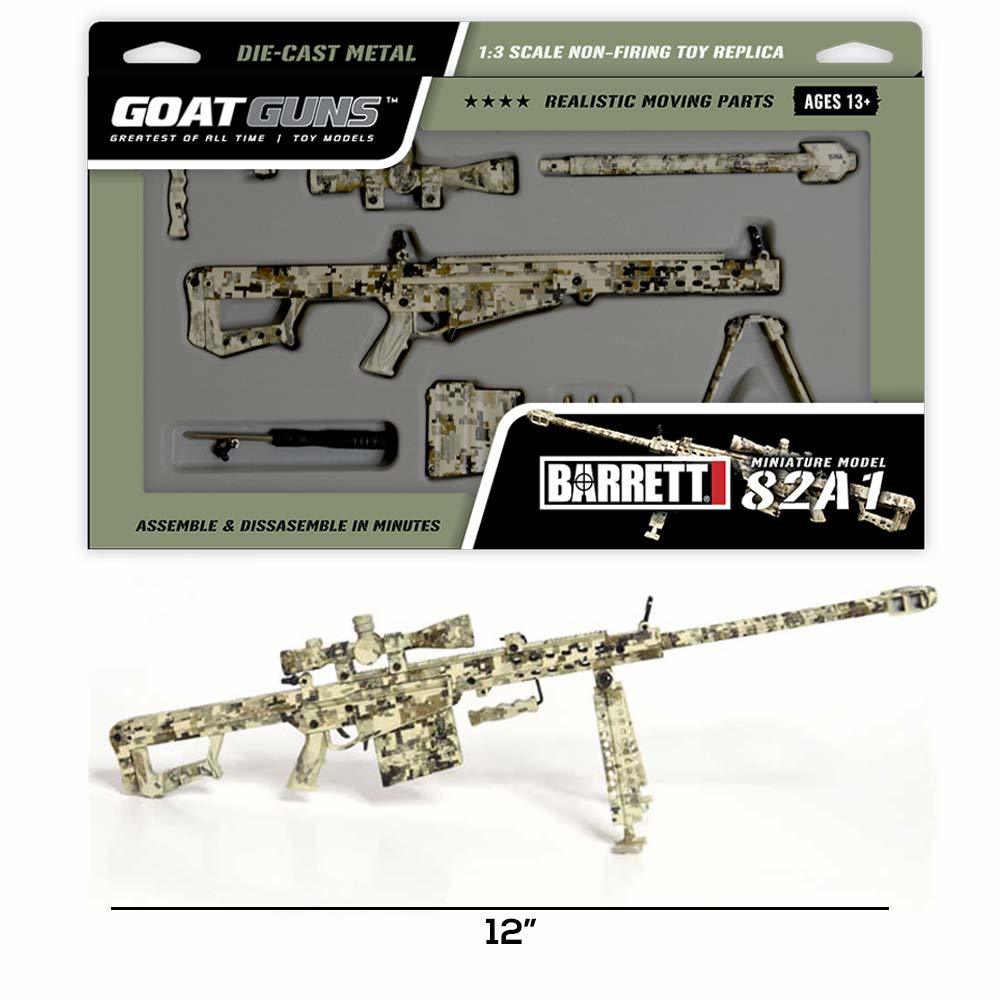[1/3スケール] バレット M82A1 対物ライフル (カモフラージュ) GOATGUNS 銃 ミニチュア 組み立て ドール モデル