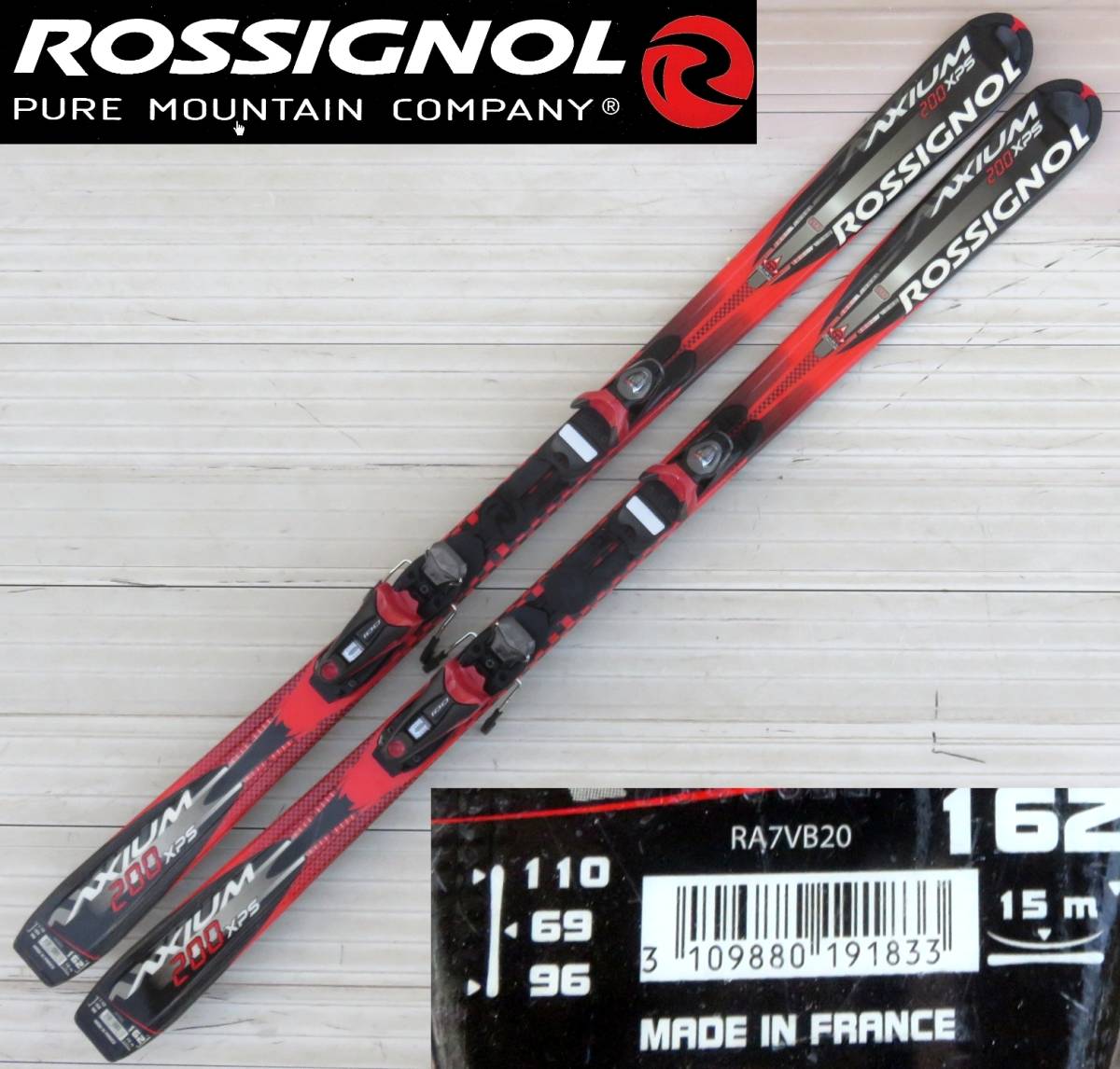 Yahoo!オークション - スキー ROSSIGNOL AXIUM 200XPS 162 Yahoo!オークション - スキー ROSSIGNOL AXIUM 200XPS 162