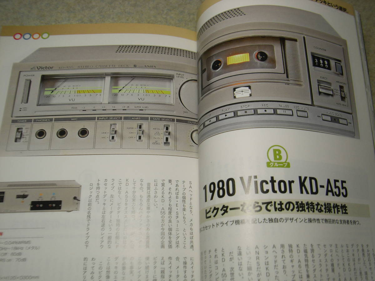 ステレオ時代 Vol.11　2ヘッドカセットデッキという選択　ナカミチ600/LX-3/BX-1/DR-3/DRAGON-CT/TX-1000/ソニーTC-K88/ビクターKD-A55_画像10