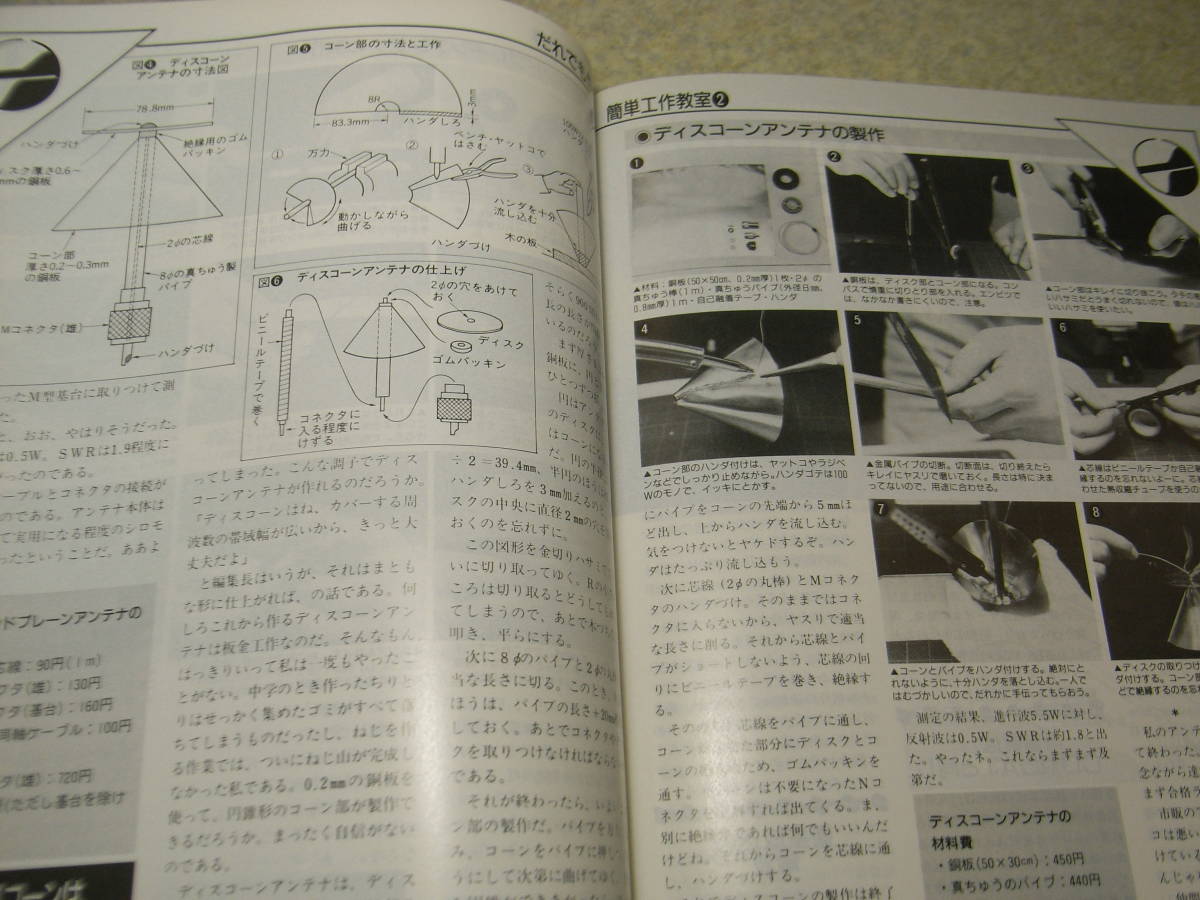 CQパーソナル無線　1988年1月号　表紙＝萩原祥加　モービルアンテナを作ってみよう！GPアンテナ/ディスコーンアンテナの製作　衛星放送受信_画像5