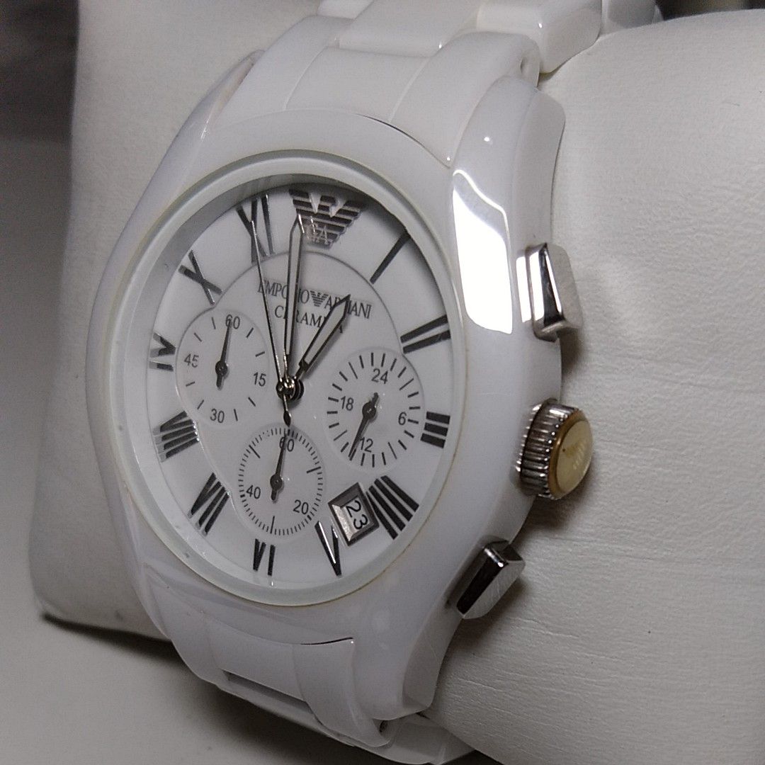 EMPORIO ARMANI エンポリオアルマーニ セラミカ クロノグラフ EMPORIO ARMANI エンポリオアルマーニ セラミカ クロノグラフ