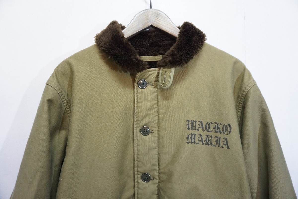 美品 正規 22AW WACKO MARIA ワコマリア N-1 DECK JACKET フロント