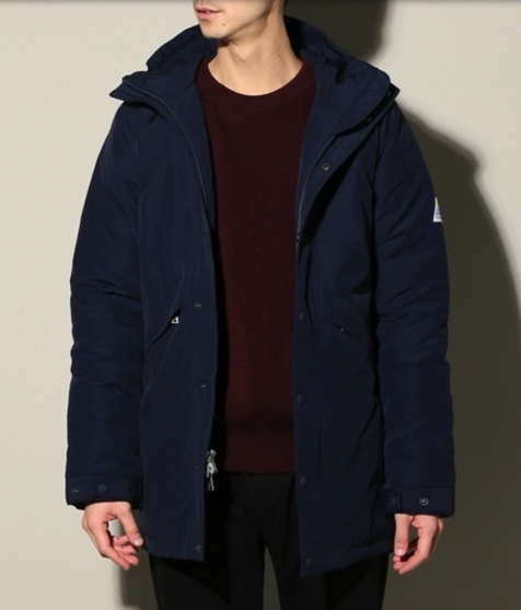  beautiful goods regular CAPE HEIGHTS cape heights EASTFORD Mod's Coat military down nylon jacket navy blue XS genuine article 1120M^