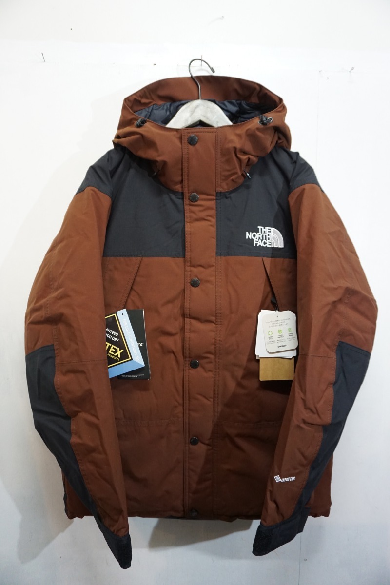 新品正規 22AW THE NORTH FACE ザノースフェイス MOUNTAIN DOWN JACKET マウンテン ダウン ジャケット ND92237 茶 L 本物 207N▲_画像1