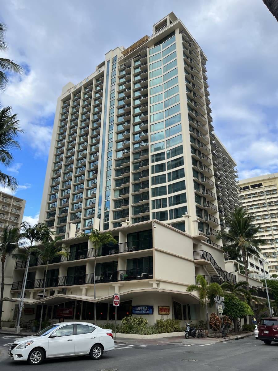 HAWAII　７日泊宿泊権 The Imperial Hawaii Resort at Waikiki 2023年4月22日～4月29日確定