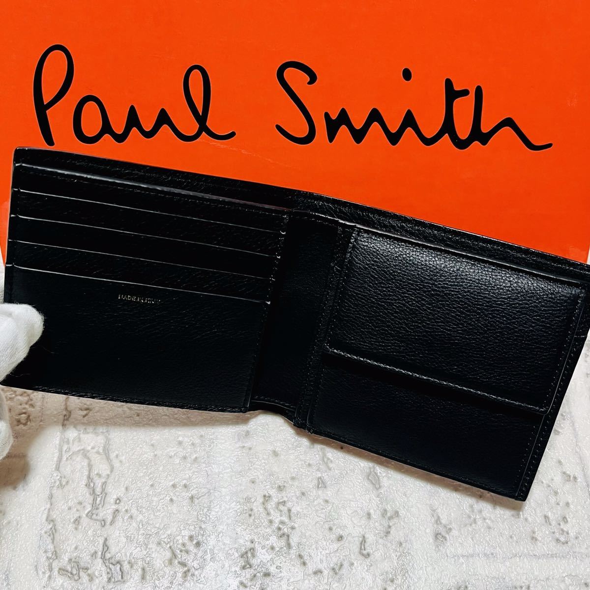 しながら 未使用 新作 ポールスミス PaulSmith イタリア製 インセット