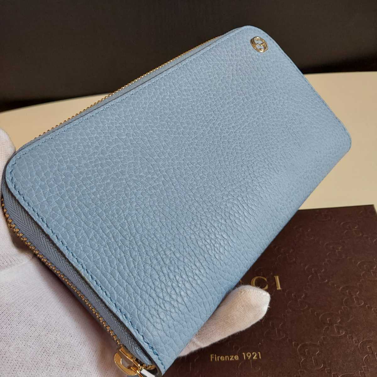 未使用 グッチ GUCCI 財布 長財布 449347 ラウンドジップ ラウンド