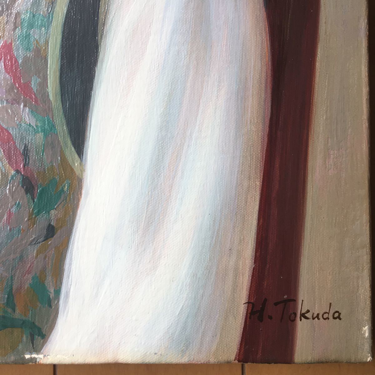 徳田宏行 絵画 横顔 原作 油絵 | labiela.com