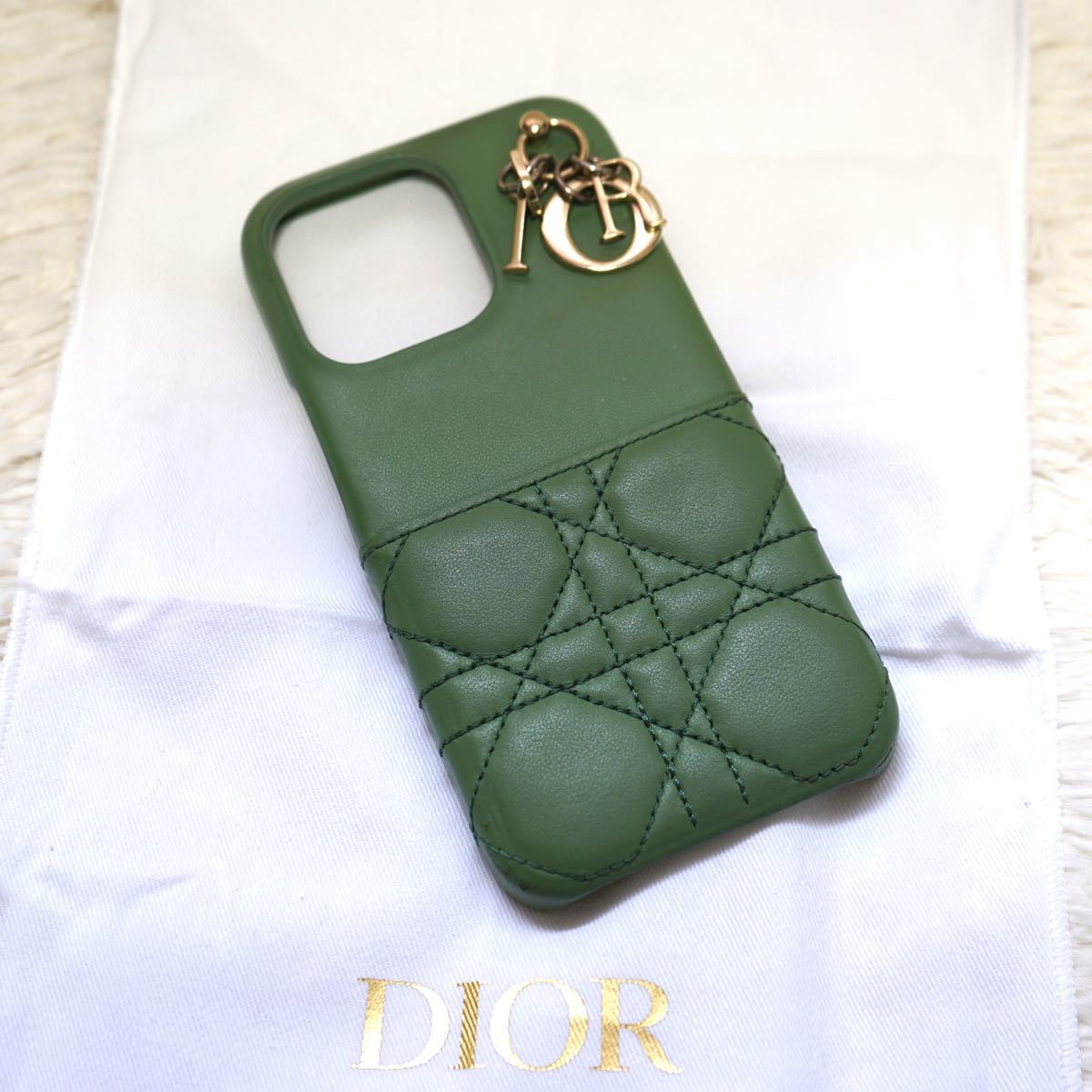 現行品】 ディオール LADY DIOR iPhone13 PRO グリーン | labiela.com