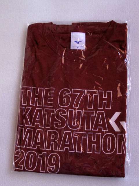  not for sale / unopened goods no. 67 times . rice field all country marathon MIZUNO Mizuno long sleeve T-shirt XL big size with logo unisex 