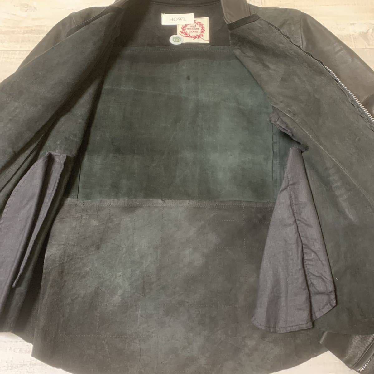 定価約6万 日本製 牛革 美品】HOWL and another poem カーフ レザー