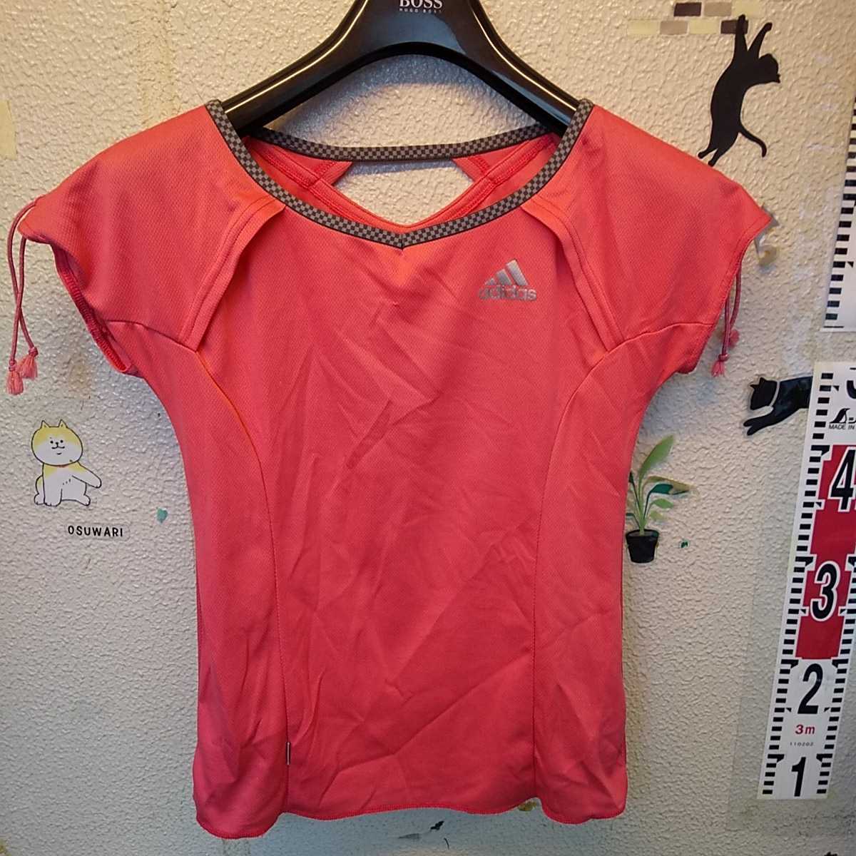 Adidas с коротким рукавом T -Frong Running Ladies Size Clmalite