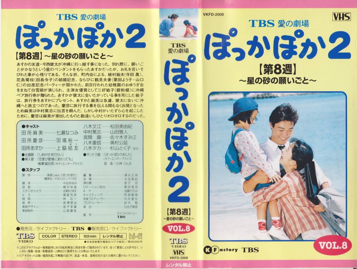 Редкая лента VHS [Natsumi nanase] TBS Love Theatre Pokka 2 [8 -я неделя] - Желание звездного песка - * Том 8 * [230208 ★ 38]