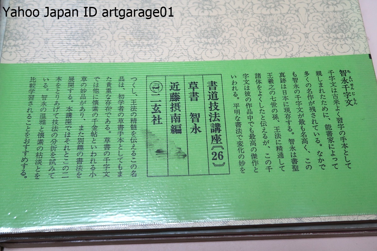 書道技法講座12冊/草書・十七帖・王羲之/楷書・北魏・高貞碑