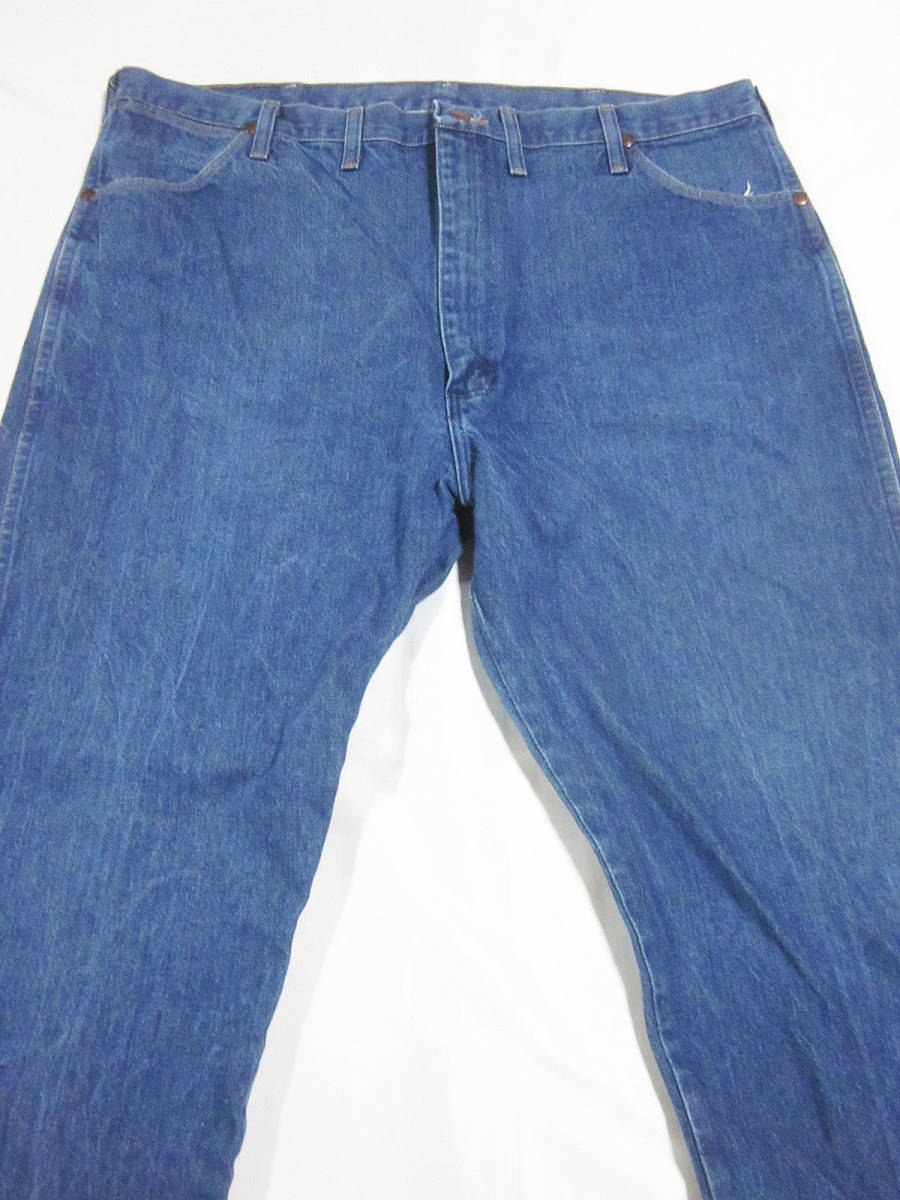 送料無料!! 希少!! USA製 ビッグサイズ Wrangler ラングラー 13MWZ 90年代 ルーズ ストレート デニム ジーンズ 44 W約100CM
