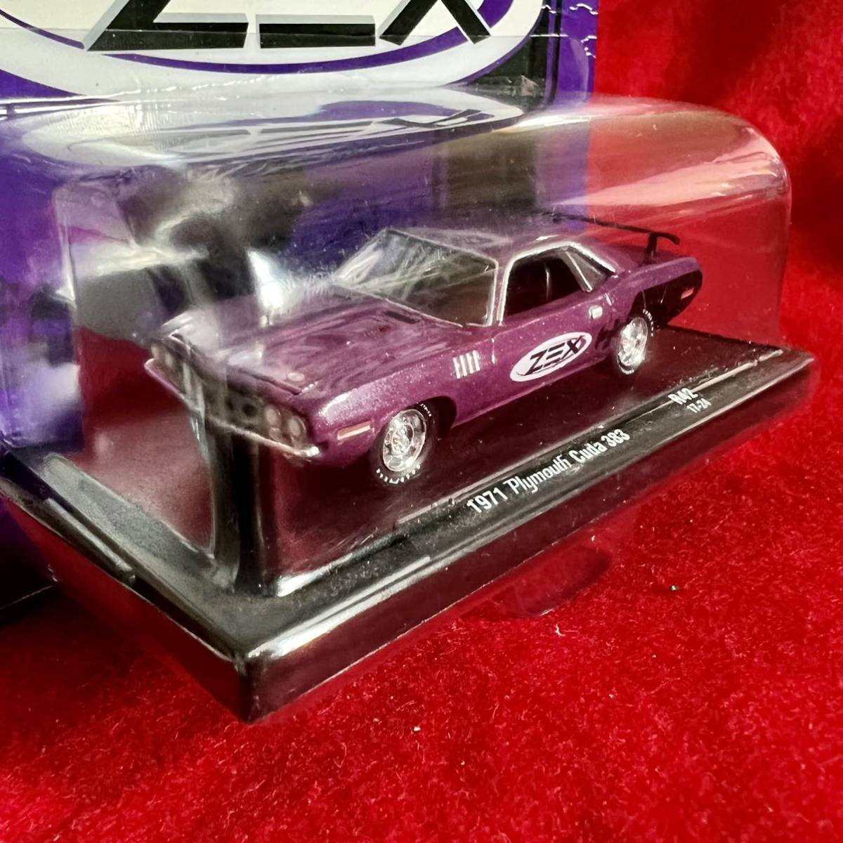 M2 1/64 Z三X 1971 Plymoulh Cuda 383 プリムス クーダ383 新品未開封_画像4