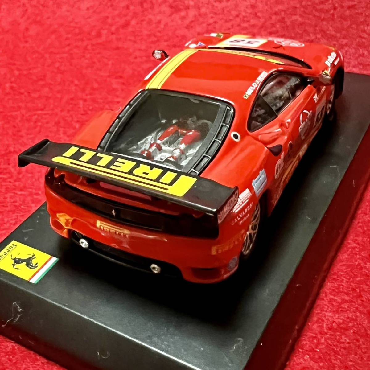 京商 1/64 Ferrari F430GT No.58 改 内装、エンジンルーム等、塗装　フェラーリF430GT No.58_画像6