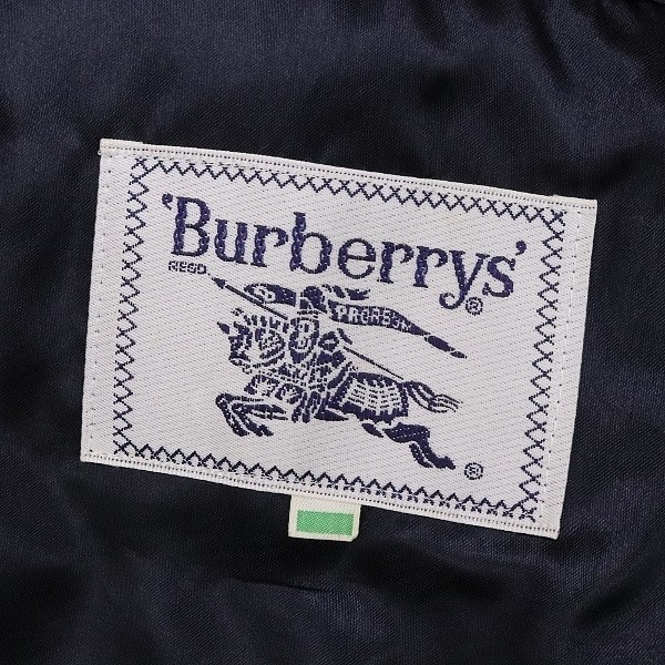  Vintage *BURBERRYS Burberry шерсть подкладка есть хлопок f- dead пальто красный 9AR