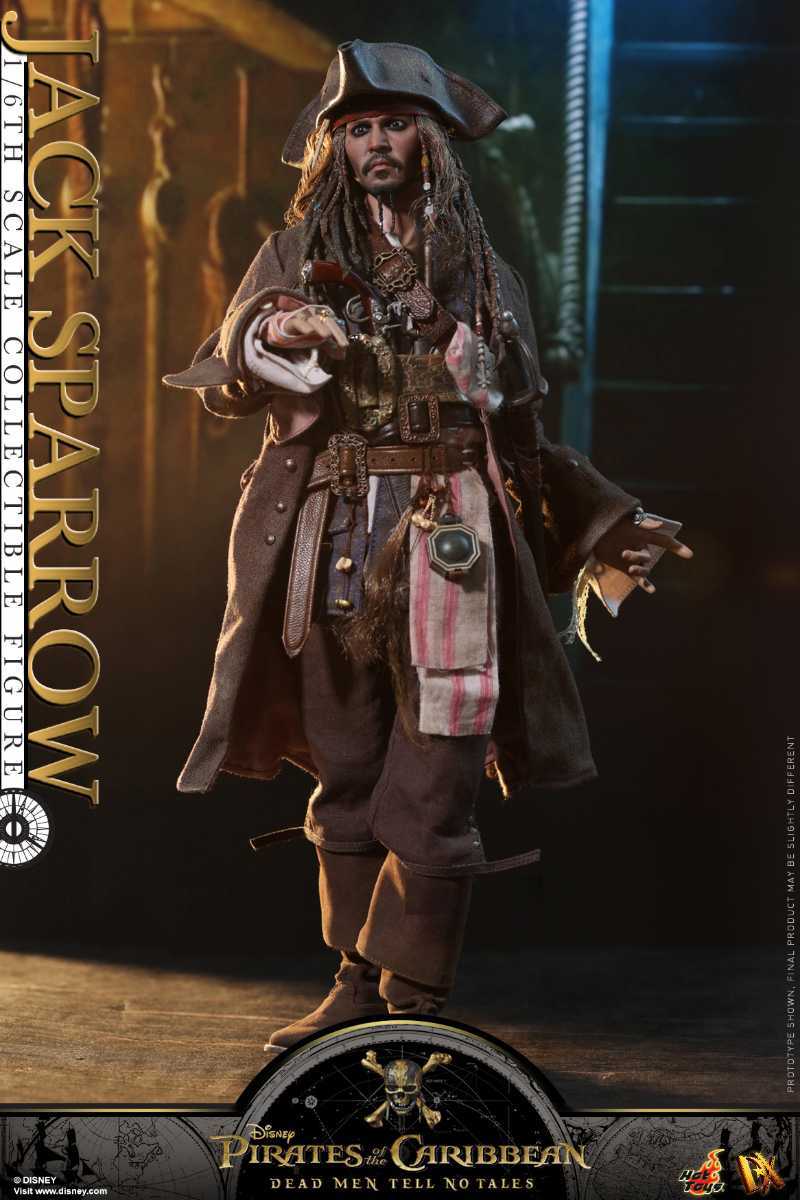 新品未開封】ホットトイズ 1/6 ジャック スパロウ デラックス DX15