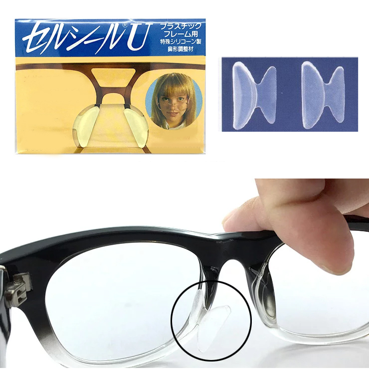  новый товар cell наклейка S размер очки нос накладка силикон очки .... предотвращение очки смещение предотвращение .. пачка отправка 