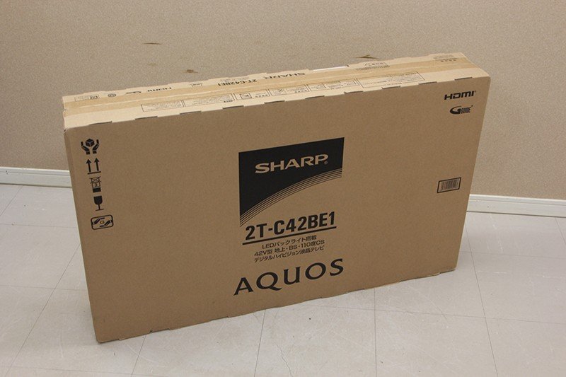 未使用 SHARP AQUOS 2T-C42BE1 液晶テレビ 42型 42インチ 家電、AV ...