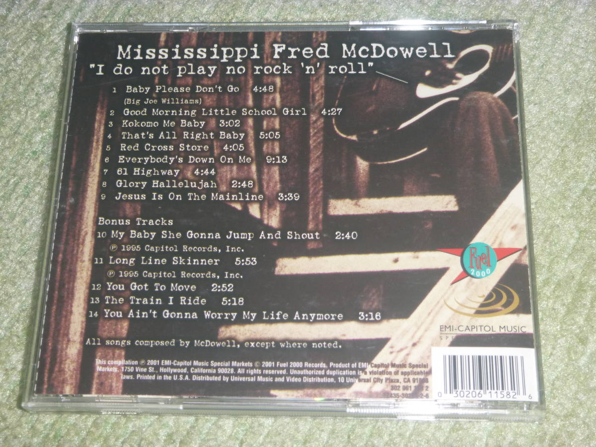 Mississippi Fred McDowell　/I Do Not Play No Rock　‘N ‘Roll / フレッド・マクダウェル_画像2