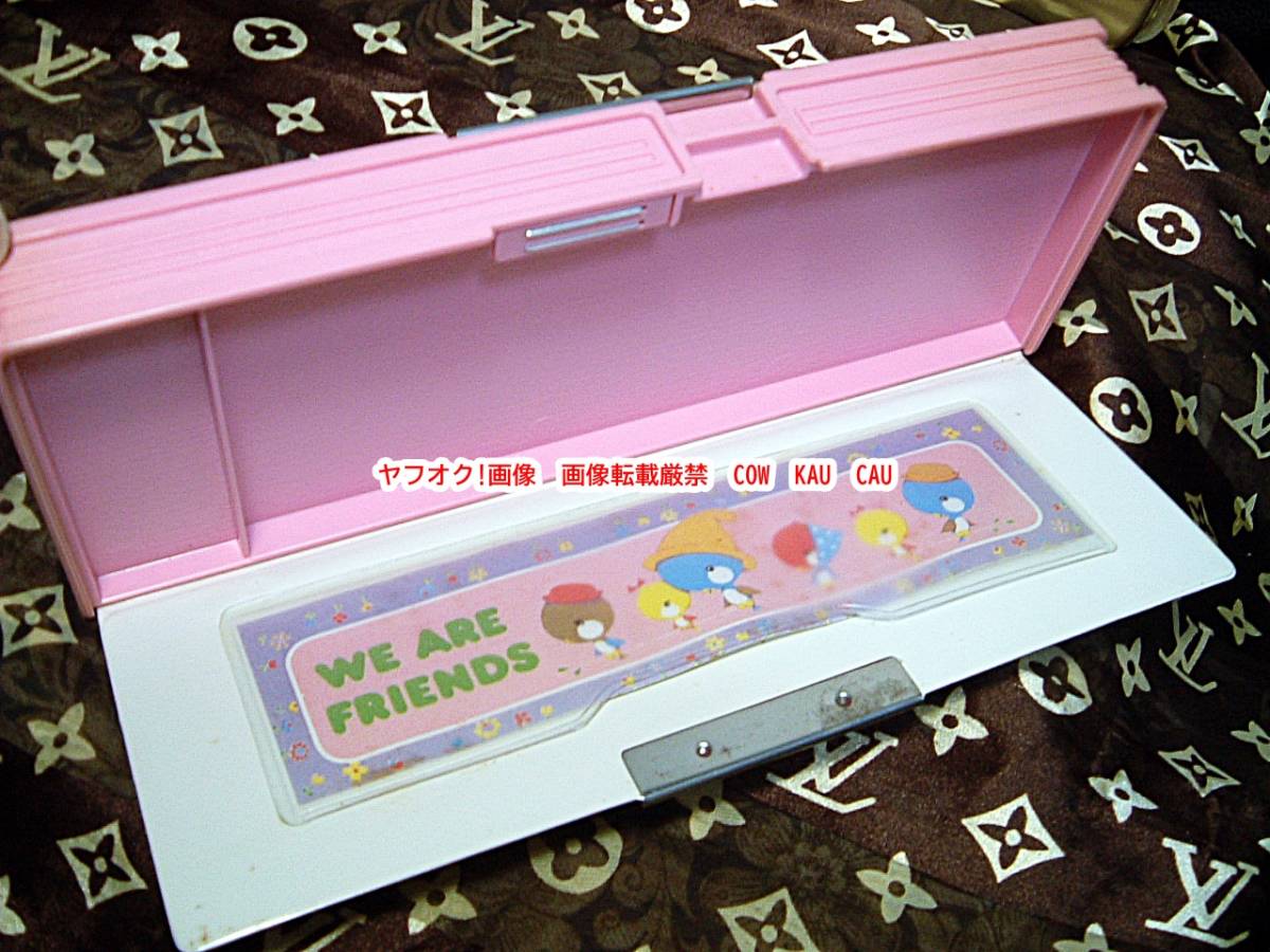  девочка пенал * retro редкость снят с производства кисть коробка ELUZA розовый не использовался поиск JUNK Showa женщина fancy 1970 годы 1980 годы 