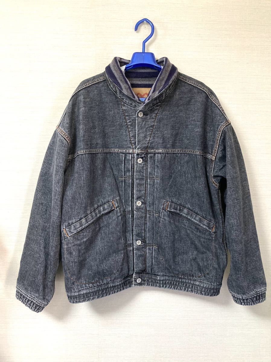 【即決】19AW 本店限定 Mサイズ テンダーロイン DENIM JKT WASH デニム ジャケット ウォッシュ ブラック_画像1