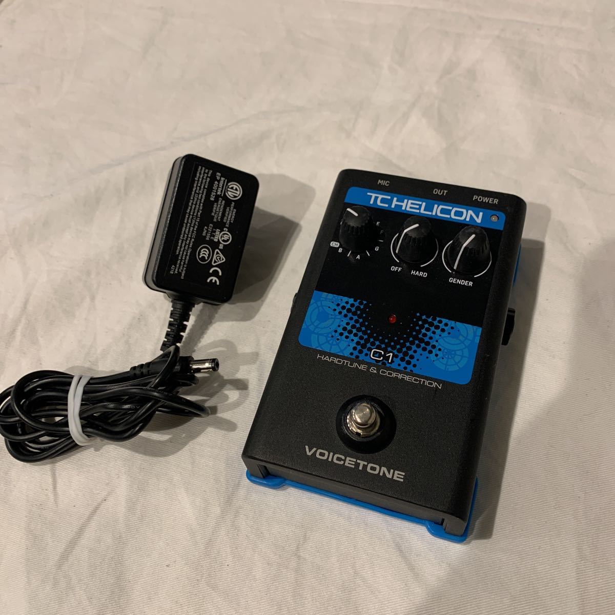 アニメショート TC Helicon Voicetone C1 ボーカル エフェクター