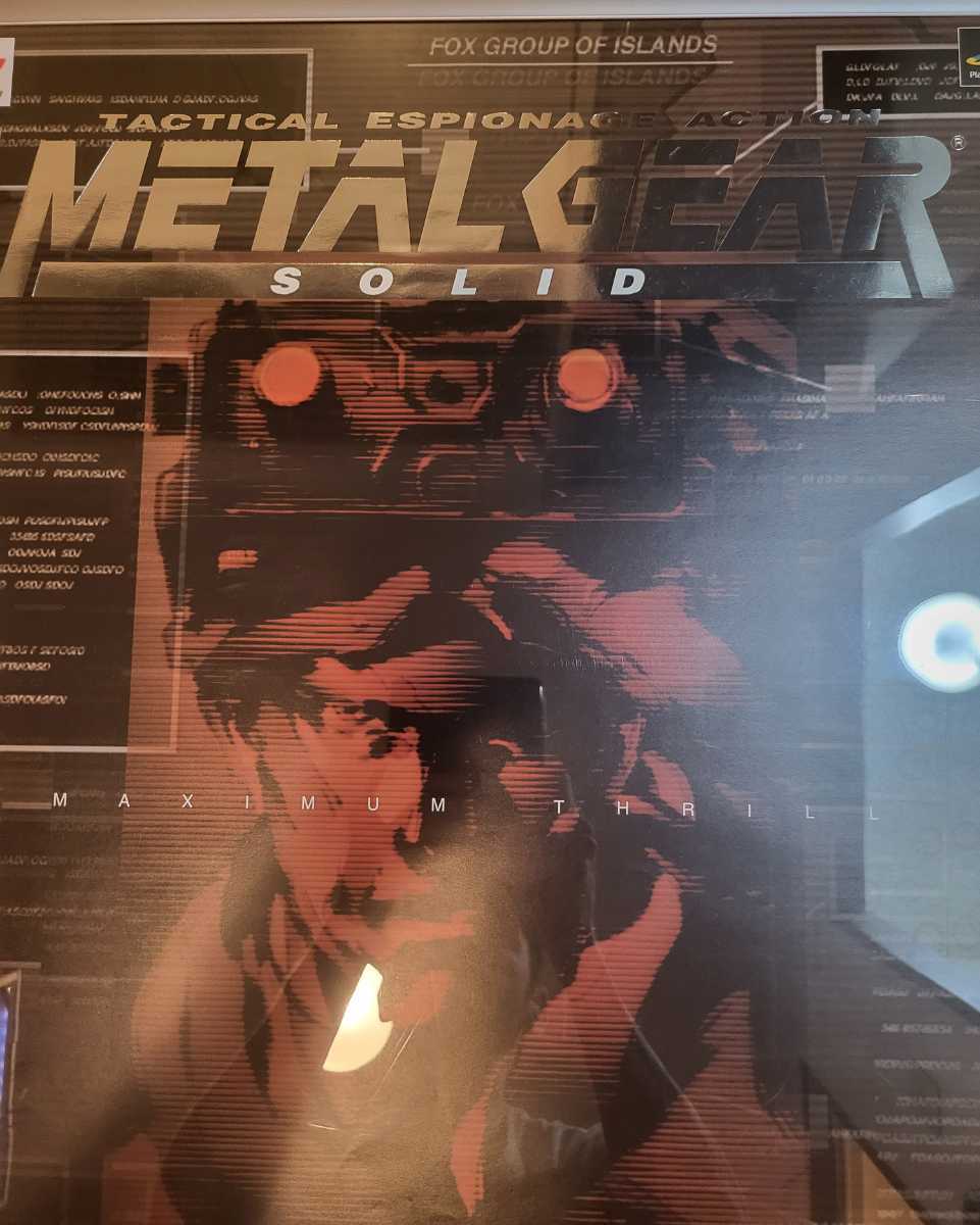 非売品】 メタルギアソリッド インテグラル グレイフォックス ポスター