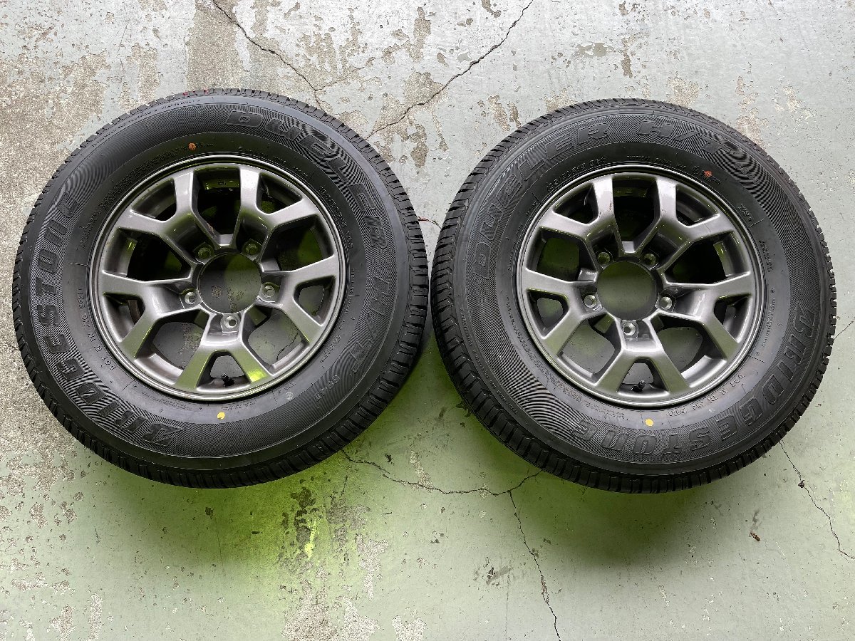 ★トレッド新横浜店★新車外し★ジムニーシエラ純正アルミ★BS DUELER H/T 195/80R15インチ★21年製★4本SET★送料無料★_画像2