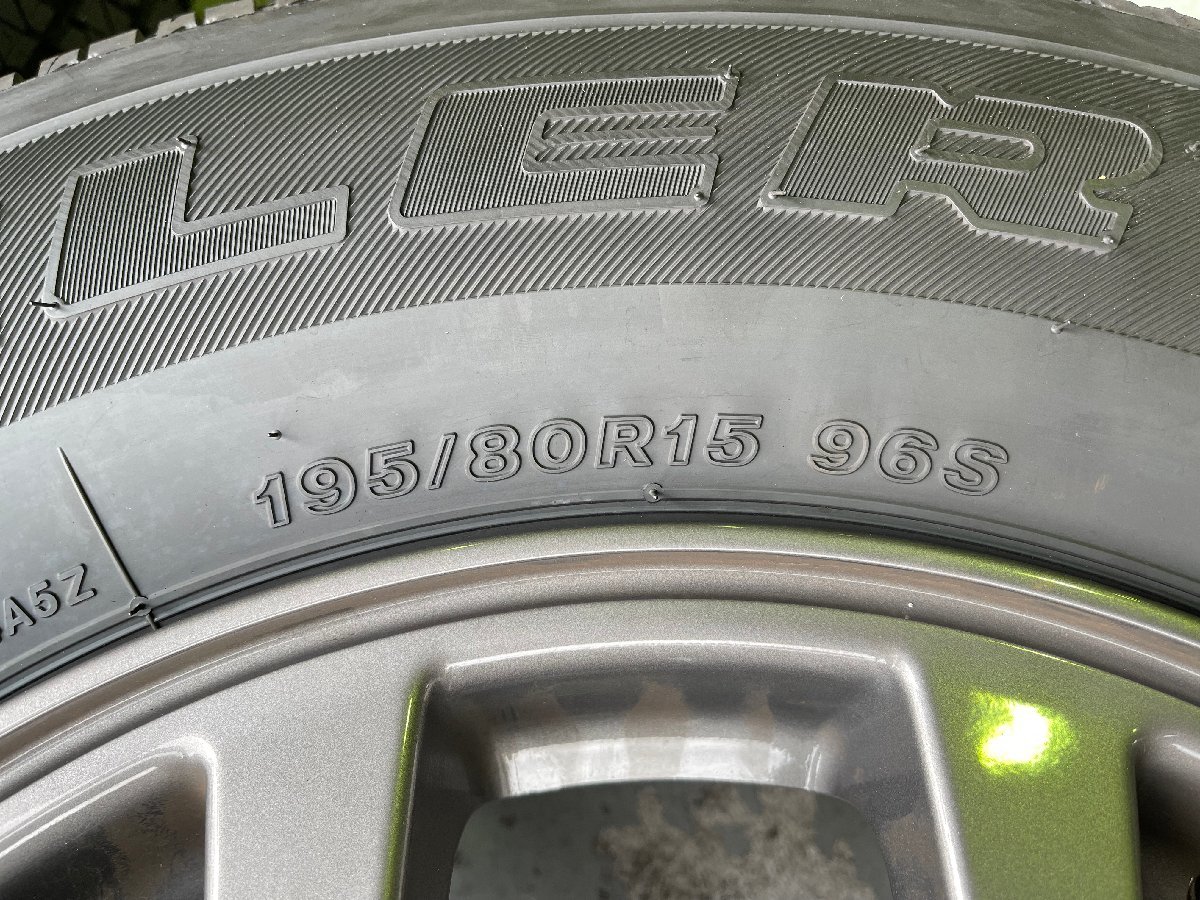 ★トレッド新横浜店★新車外し★ジムニーシエラ純正アルミ★BS DUELER H/T 195/80R15インチ★21年製★4本SET★送料無料★_画像5
