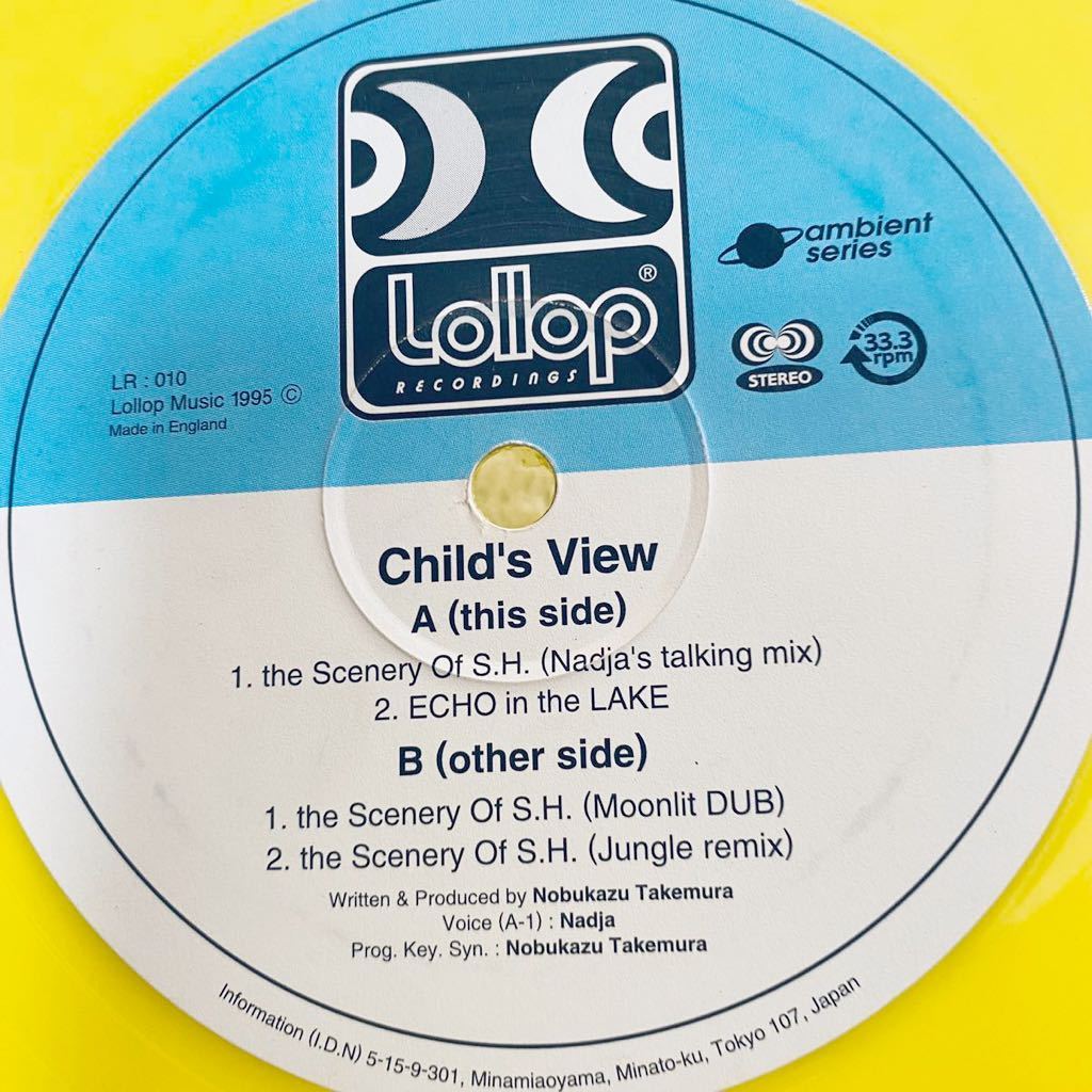 【日本製12”EP / Lollop】Child's View (Nobukazu Takemura) / The Scenary Of S.H. /の画像4