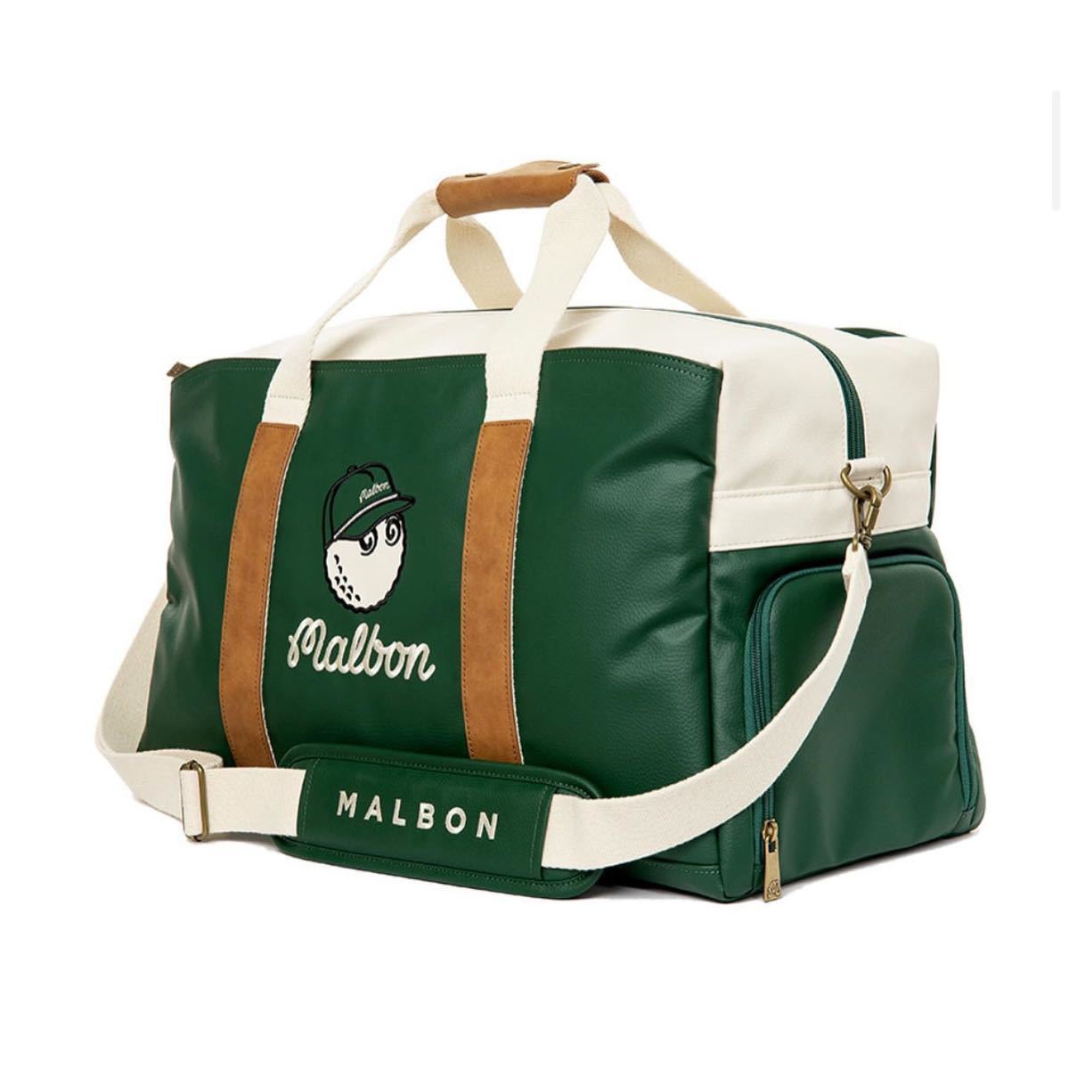 新品】MALBON GOLF マルボンゴルフ ボストン バッグ グリーン-