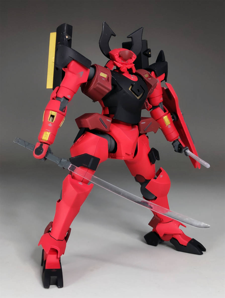 【HG 1/144 GNX-704T/AC MR.BUSHIDO'S AHEAD アヘッド 塗装完成品】MG-035R-80_画像3