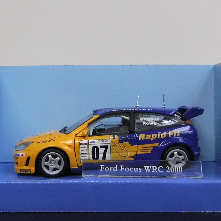 【Cararama】Ford Focus WRC 2000(黄) 1/43 ［0269］_画像2