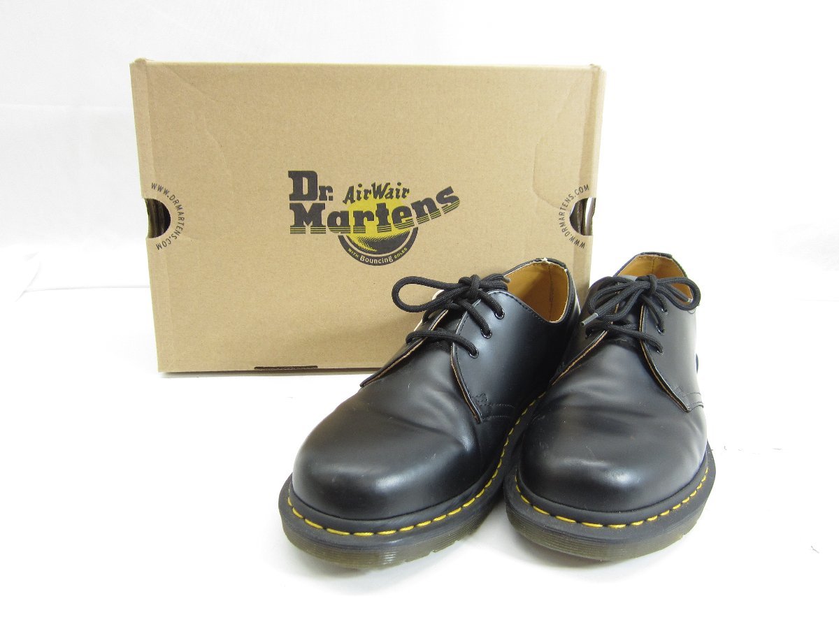Dr.Martens ドクターマーチン 1461 3EYE GIBSON BLACK SIZE:UK7 26.0cm メンズ ブーツ 靴 □UT9276