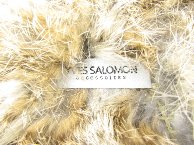 YVES SALOMON イヴサロモン ラビットファー ベスト SIZE:40 YVES SALOMON イヴサロモン ラビットファー ベスト SIZE:40