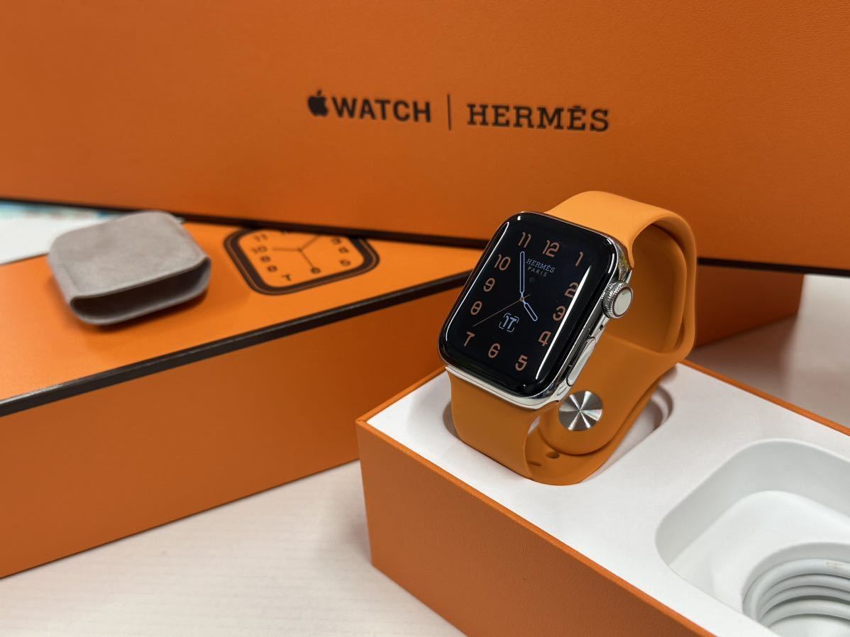 ☆即決 Apple watch エルメス シリーズ4 アップルウォッチ HERMES Series4 40mm ステンレス  GPS+Cellularモデル 358