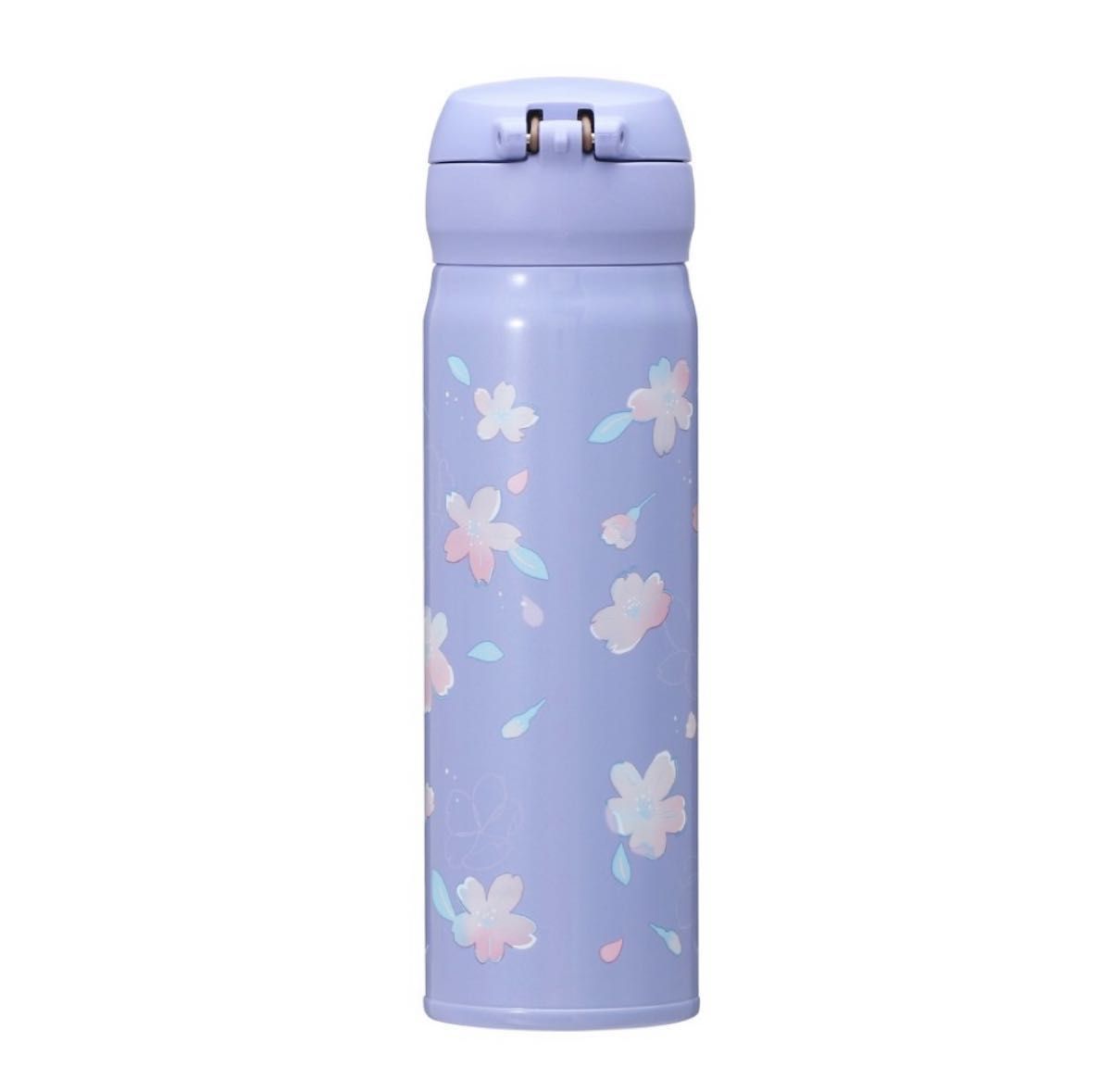 スタバ SAKURA2023 ハンディーステンレスボトルパープル500ml スタバ SAKURA2023 ハンディーステンレスボトルパープル500ml